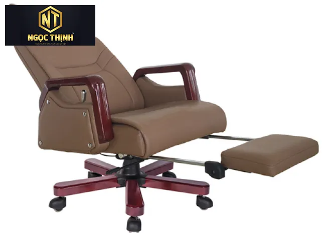 Ghế lãnh đạo cao cấp bọc da thật TQ34